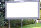 Billboard at park