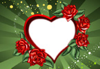 Vector themed customizable Valentine's Day ecard