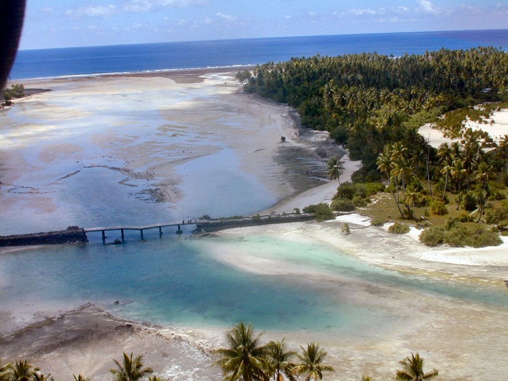 Kiribati Broken Bridge