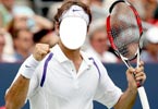 Roger Federer with confidence