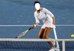 Sania Mirza on court
